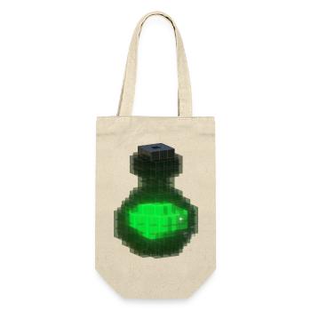 Nature Organic Green Vegan T Shirt Crystal Beauty - Gift Bag for Bottles - nature - Front