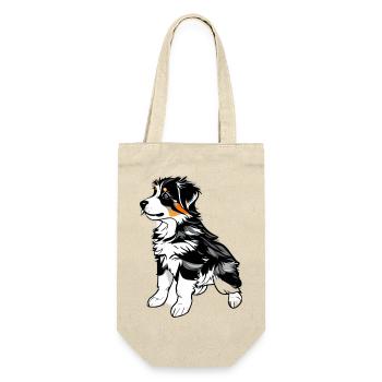 Berger australien chien chiot propriétaire de chien - Sac à bouteille - nature - Devant