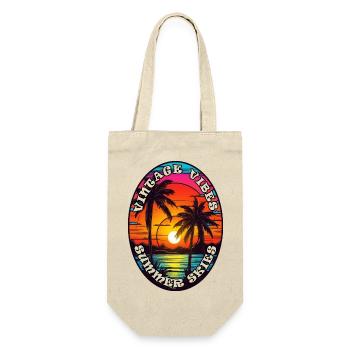 Vintage Vibes and Summer Skies - Gift Bag for Bottles - nature - Front