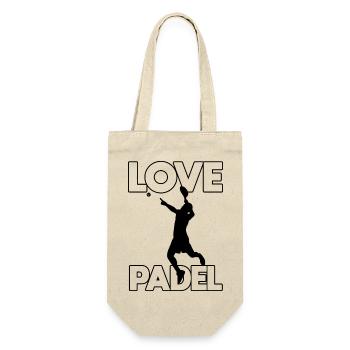Padel Paddle Raquette Tennis Sport I Cadeau - Sac à bouteille - nature - Devant