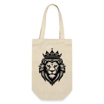 Prédateur à tête de lion - Sac à bouteille - nature - Devant