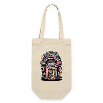 Juke box des années 70 n°2 - Sac à bouteille - nature - Devant
