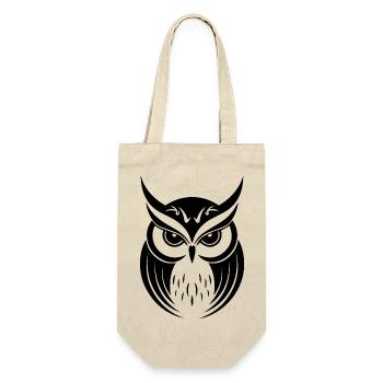 Owl Owl Bird Birds - Gift Bag for Bottles - nature - Front