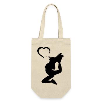 Dancing Dance Music - Gift Bag for Bottles - nature - Front