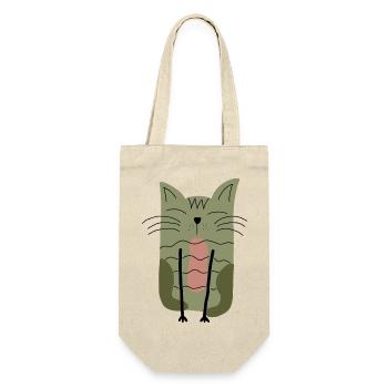 Scandinave Cat Cat Lover - Sac à bouteille - nature - Devant