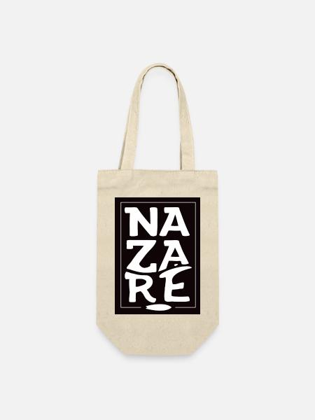 Nazare Surfing - Geschenkbeutel für Flaschen - Natur