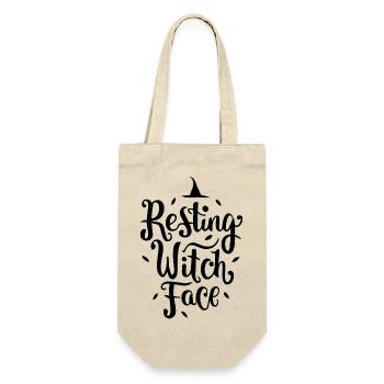 Resting Witch Face - Gift Bag for Bottles - nature - Front