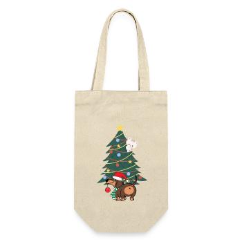 Comme chien et chat - Sac à bouteille - nature - Devant
