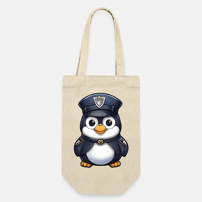 Police Penguin - Gift Bag for Bottles - nature