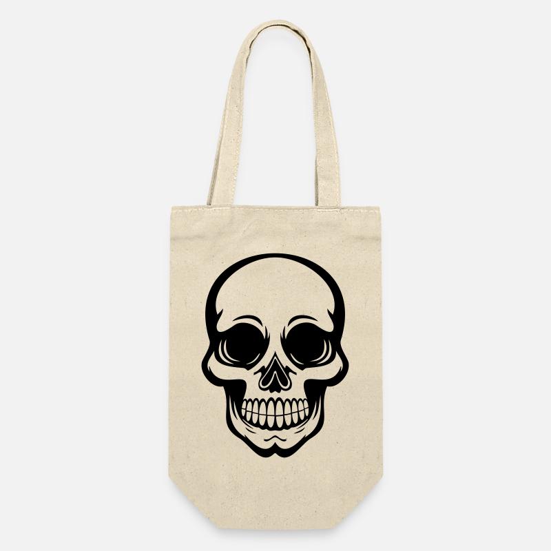 Crâne - Sac à bouteille - nature