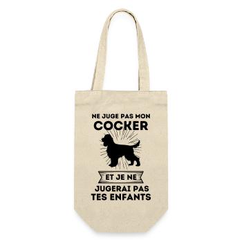 chien de race cocker 2 - Sac à bouteille - nature - Devant