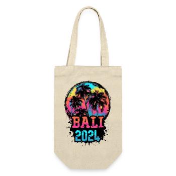 Bali 2024 Team Palm Trees Multicolored - Gift Bag for Bottles - nature - Front