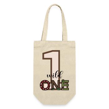 Wild one - Geschenkbeutel für Flaschen - Natur - Vorne
