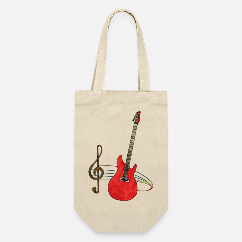 Guitare - Sac à bouteille - nature