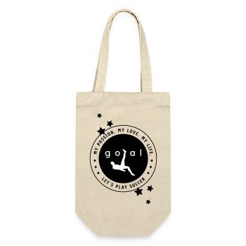Passion pour le football - Sac à bouteille - nature - Devant