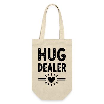 Hug Händler - Geschenkbeutel für Flaschen - Natur - Vorne