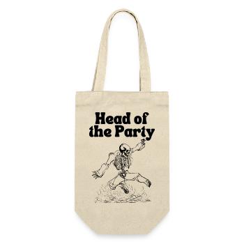 Head of the Party - Gift Bag for Bottles - nature - Front