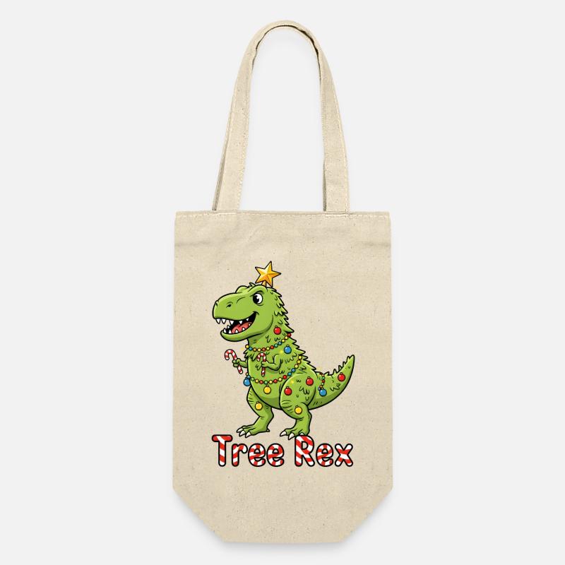 Tree Rex Weihnachtstrend - Geschenkbeutel für Flaschen - Natur