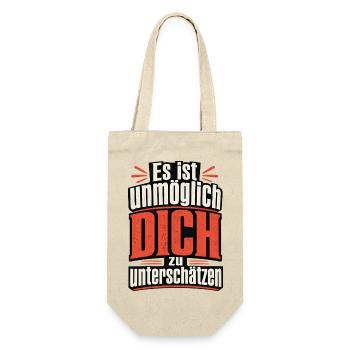 Unmöglich - Geschenkbeutel für Flaschen - Natur - Vorne