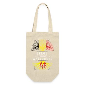 Belge De Racines Wallonnes T-Shirt Cadeau Humour - Sac à bouteille - nature - Devant
