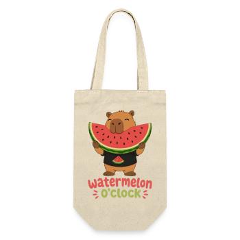 Watermelon O'Clock Cabybara - Gift Bag for Bottles - nature - Front