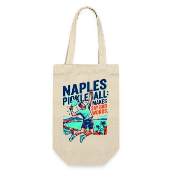 Naples Pickleball Makes Say Dirt Words - Sac à bouteille - nature - Devant