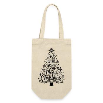 Joyeux Noël - Sac à bouteille - nature - Devant