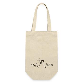 heart rate nursing - Gift Bag for Bottles - nature - Front