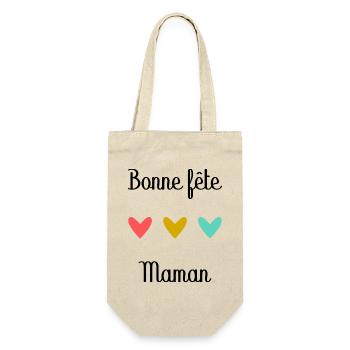 Bonne Fête Maman. Fête des mères - Sac à bouteille - nature - Devant