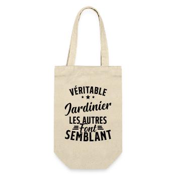 Véritable Jardinier Les Autres Font Semblant - Sac à bouteille - nature - Devant