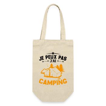 Je Peux Pas J'ai Camping - Sac à bouteille - nature - Devant
