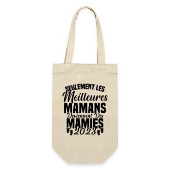 Les Meilleures Mamans Deviennent des Mamie 2023 - Sac à bouteille - nature - Devant