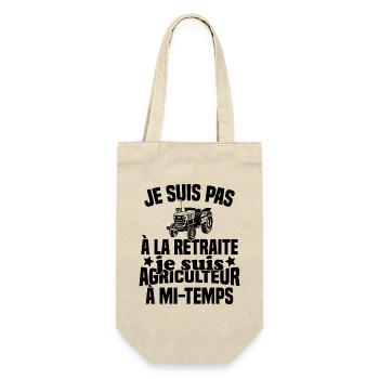 Idée cadeau pour un agriculteur retraité - Sac à bouteille - nature - Devant