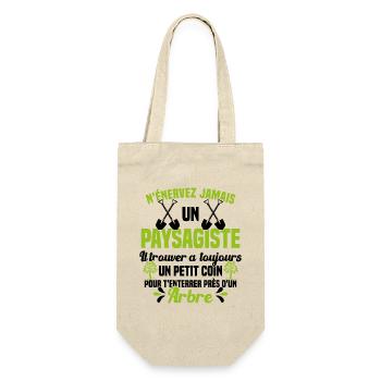 Paysagiste et jardinier cadeau humour - Sac à bouteille - nature - Devant