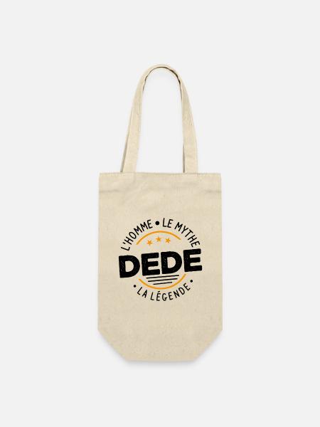 Dede l'homme le mythe la légende Cadeau Humour - Sac à bouteille - nature