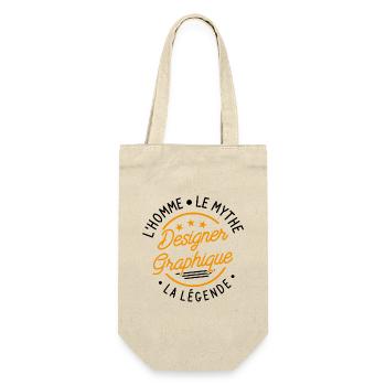 Designer Graphique L Homme Le Mythe La Légende - Sac à bouteille - nature - Devant