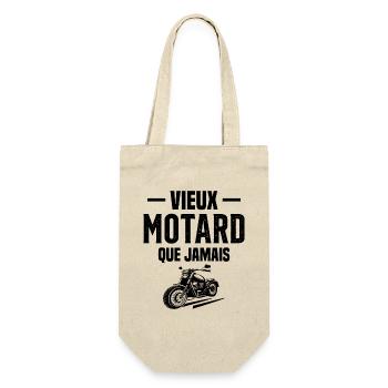 Vieux Motard Que Jamais - Sac à bouteille - nature - Devant
