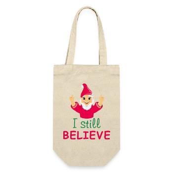 Gnome heureux. Je crois toujours - Sac à bouteille - nature - Devant