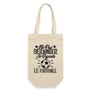 Ne Pas Déranger Je Regarde Football Sport Cadeau - Sac à bouteille - nature - Devant
