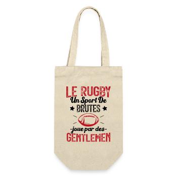 Cadeau Pour Joueur De Rugby - Sac à bouteille - nature - Devant