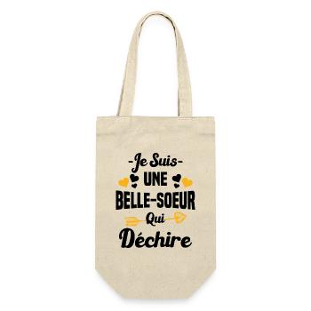Je Suis Une Belle Soeur Qui Déchire - Sac à bouteille - nature - Devant