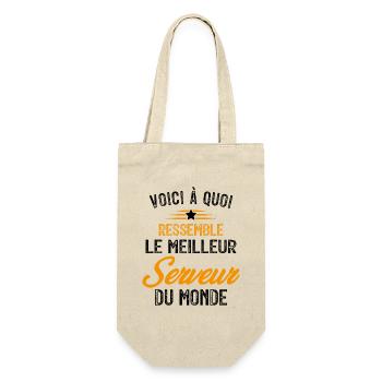 Voici à quoi ressemble le meilleur Serveur - Sac à bouteille - nature - Devant