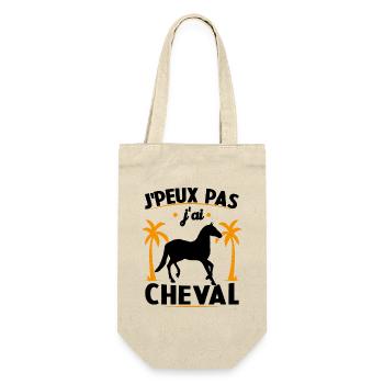 Je Peux Pas J'ai Cheval - Sac à bouteille - nature - Devant