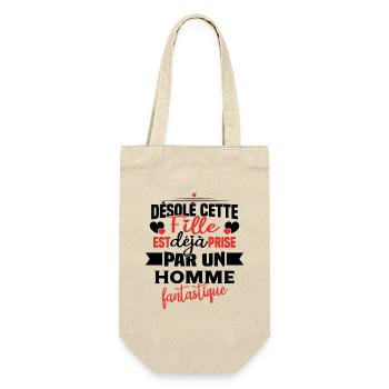 Désolé cette fille est déjà Prise - Sac à bouteille - nature - Devant