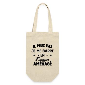 J'peux pas j'me barre en fourgon aménagé - Sac à bouteille - nature - Devant