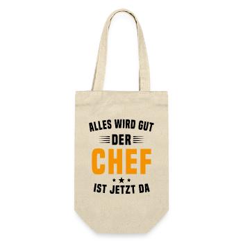 Tout va bien le maître est maintenant là artisanat - Sac à bouteille - nature - Devant
