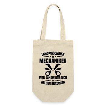 Mécanicien en machines agricoles Tracteur - Sac à bouteille - nature - Devant