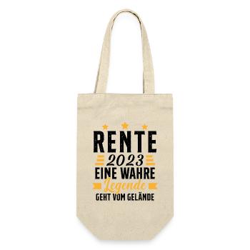 La légende prend sa retraite Cadeau retraité 2023 - Sac à bouteille - nature - Devant