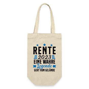 La légende prend sa retraite Cadeau retraité 2023 - Sac à bouteille - nature - Devant