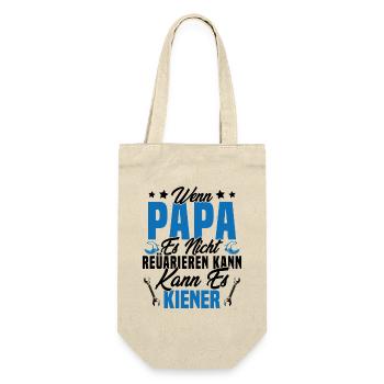 Si papa ne peut pas le réparer personne ne peut - Sac à bouteille - nature - Devant